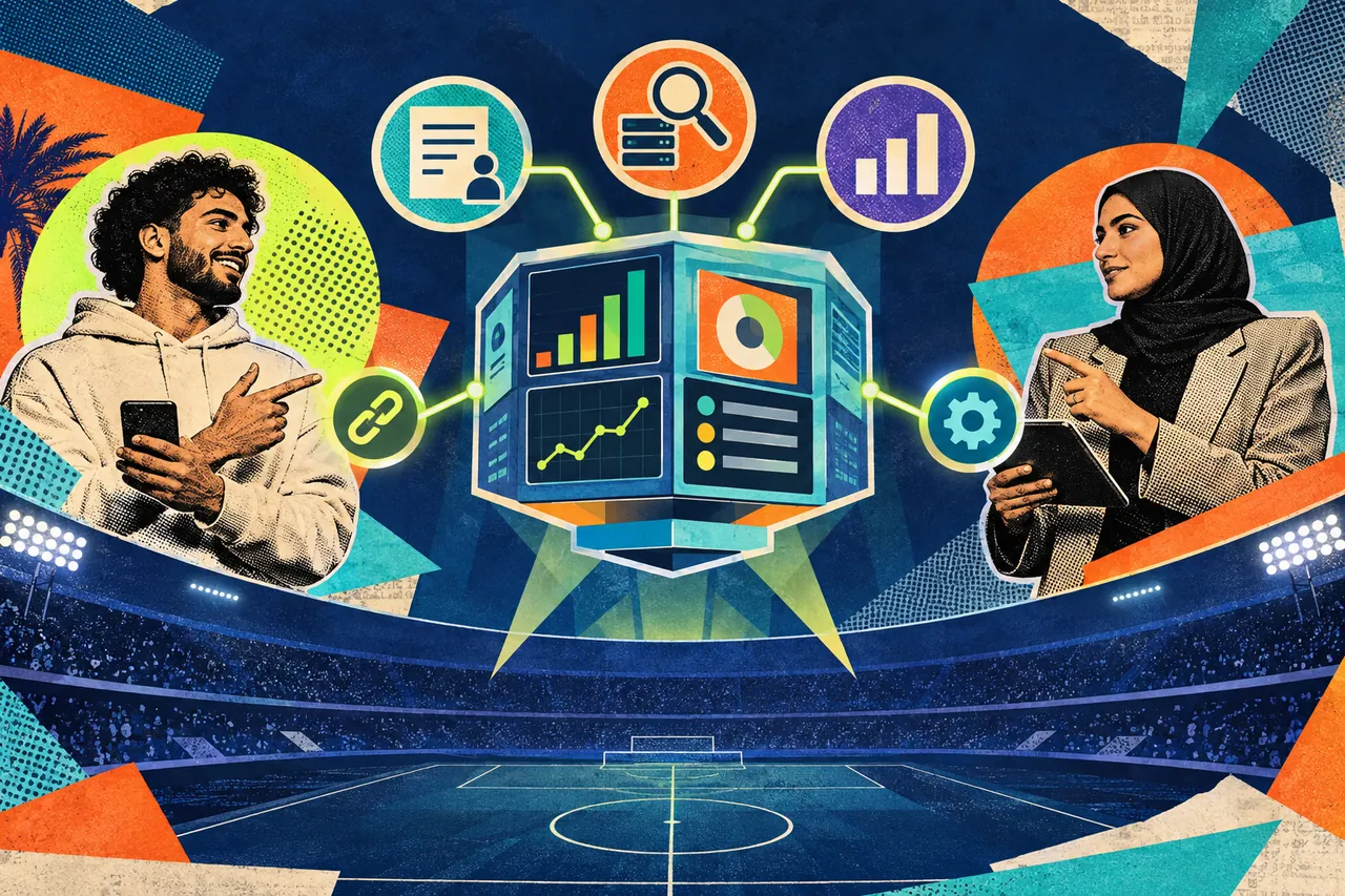 لوحة بوب آرت فنية عن الشريك ومدير البرنامج ولوحة تتبع الإحالات
